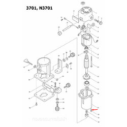 น๊อต M4X12 เราท์เตอร์ Makita 3701, N3701 [#18] Pn.911116-5 (แท้) ##