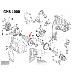 ทุ่น สว่านไฟฟ้า Bosch บอช GBM 1000 [#803] Pn.1619P09438 (แท้-สั่ง)