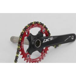 โซ่ SUMC, SX11 SL, โซ่ 11 Speed Diamond Chain with Connector 116L เซาะร่องไทเทเนี่ยม มีสีเหลือง/ดำ