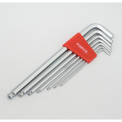 ประแจ แอล 6PT.หัวบอล ยาวพิเศษ (7ชิ้น) ฟอร์ซ (FORCE) Pn.5072XLB (แท้)## (*)