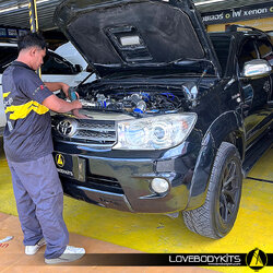 รีวิวงานติดตั้ง FORTUNER 2005-2011 : กันชนหน้า LX