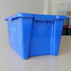 ลังทึบ ขนาด 40.0 x 65.5 x 33.0 cm. บรรจุ 50 KG. เกรดA HDPE เบอร์ 434 สะพานปลา