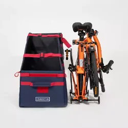 กล่องเก็บจักรยานพับ Cranston S16 สำหรับจักรยาน 16 นิ้ว — กันน้ำ กันฝุ่น พร้อมสายรัดและหูหิ้ว ใช้ในรถหรือพกพาเดินทาง