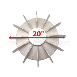 ใบพัดมอเตอร์ อลูมิเนียม 20" ขนาดดุม 142 มิล (สั่ง-หล่อ)