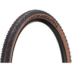 SCHWALBE ยางนอก MTB รุ่น THUNDER BURT, SUPER RACE, ขอบพับ, 29X2.25, สีขอบเเก้ว