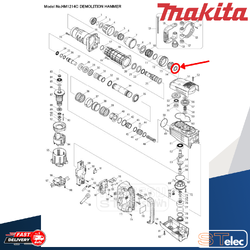 LOCK RING เครื่องสกัดคอนกรีต Makita มากีต้า HM1214C [#14] P/N.324988-3 (แท้) ##