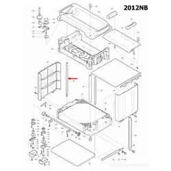 SCREW R แท่นไสไม้ Makita-มากีต้า รุ่น 2012NB [#156] Pn.323924-6 (แท้) ##
