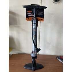 CLIMA สูบตั้งพื้น รุ่น ZF-037 : ปั๊มลม หัวสูบแบบออโต้ (AUTO HEAD) สูบอลูมิเนียมพร้อมเกย์วัดลม สี PINK GOLD/สีเงิน