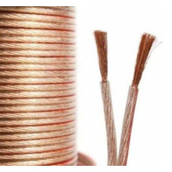 สายลำโพง 18AWG 2x1mm.(ทองแดงแท้) ราคา/เมตร