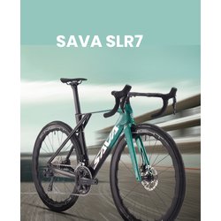 SAVA Sky Thorn SLR 7 2025 — จักรยานคาร์บอนไฟเบอร์ Di2 น้ำหนัก 7.99 กก. | เกียร์ Shimano 105 Di2 R7170 | รับรอง UCI (ล้อคลื่น)