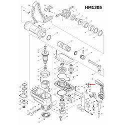SWITCH LEVER สกัด เจาะพื้น มากีต้า Makita HM1305, HM1306 [#84] Pn.417544-7 (แท้) ##