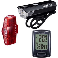 CATEYE ชุดแคทอาย GS22 Go Kit Light & Computer Set KIT SET 3 ชิ้น, GS22, HLEL041RC/TLLD800B/CCVT230