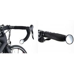 GIZA DX-2500R36 Cycle Mirrors กระจกกลมเล็กเสียบปลายแฮนด์สำหรับ MTB และเสือหมอบ