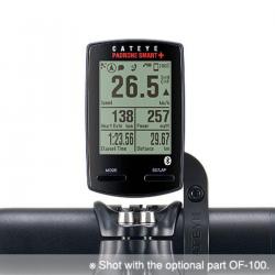 CATEYE ไมล์ PADRONE SMART+, มี GPS, CC-SC100B, พร้อมเซนเซอร์วัดรอบขา(ISC-12)และเซนเซอร์วัดหัวใจ (Heart rate,HR-12)