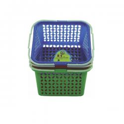 ตะกร้า 3169 สีสวย / สีใส ขนาด 24.0 x 27.0 x 13.9 cm. ราคาโหล ละ 220 บาท จำนวน มัดละ 12 โหล