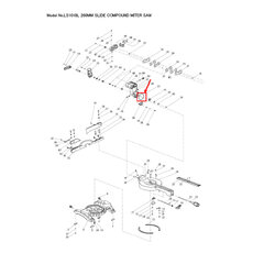 FRICTION RING แท่นตัดองศาสไลด์ 10 นิ้ว Makita LS1018L [#33] Pn.JM23100037 (แท้) ##