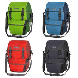 ORTLIEB BIKE-PACKER Plus QL2.1 Bike Pannier (pair) กระเป๋าทัวร์ริ่ง 42ลิตร, สีแดง,ดำ,เขียว และฟ้า