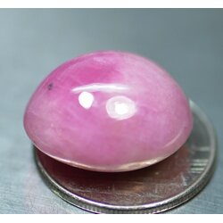 พลอยสะสมทับทิมแท้หลังเบี้ย 29.25 กะรัต (0184)