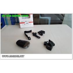 ไฟหน้า SUPERL LAVA ,HJ-039 3W ชาร์จ USB (มีอุปกรณ์ติดหมวก)