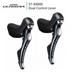 SHIMANO มือเกียร์ ULTEGRA, ST-R8000, 2X11-SPD, R/L, มีกล่อง (ไม่มีสายเบรคและปลอกเกียร์), I-STR8000DPA