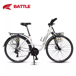 จักรยานฟูจิตะ BATTLE B300 รุ่นสเตชั่นวากอน - จักรยานเสือหมอบ 24 สปีดสำหรับผู้ใหญ่พร้อมแฮนด์ผีเสื้อ | ขี่สบายและดีไซน์สวยงาม