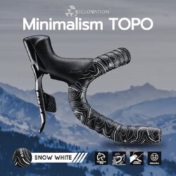 ผ้าพันแฮนด์ CICLOVATION Leather Touch - Minimalism Topo BAR TAPE