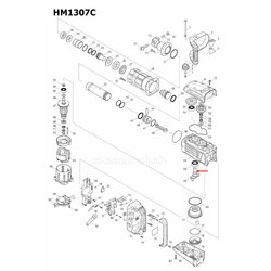 CRANK SHAFT สกัดไฟฟ้า Makita มากีต้า HM1307C [#65] Pn.331871-7 (แท้) ##