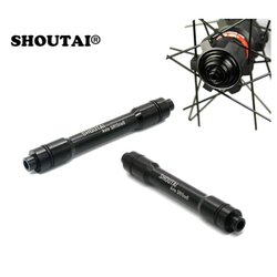 SHOUTAI ADAPTER แกนดุม Bicycle Hub Convert Axle Adapte 15mm To 9mm For Mountain Bike MTB Road Front Hub Bicycle Part