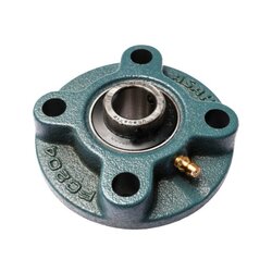 ตลับลูกปืนตุ๊กตา ทรงตัว O หมอนบล็อกแบริ่ง รูเพลา 1/2 นิ้ว ASAHI อาซาฮี รุ่น UCFC204-12 Pn.A211-0229 (แท้) ##