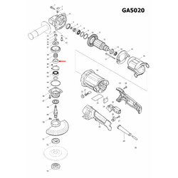 LOCK SLEEVE หินเจียร 5 นิ้ว มากีต้า Makita GA5020, GA6020 [#40] Pn.324833-2 (แท้) ##