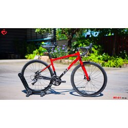 RICHTER RT-01 18sp Road Bike | Hydraulic Disc Brakes | SHIMANO SORA Derailleur