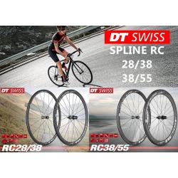ชุดล้อเสือหมอบ DT Swiss RC 28/38 SPLINE® Mon Chasseral ยางงัด, 2523/3770, DT 17