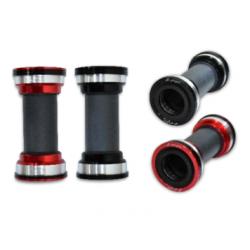 กะโหลกกลวง S-fight รุ่น BB92 PRESSFIT FOR SHIMANO, S340 ลูกปืนเซรามิก Ø 41 * 24 mm. แดง / ดํา