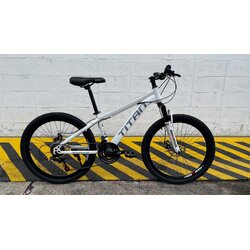 จักรยานเสือภูเขา MAXIMUS TITAN วงล้อ 24นิ้ว 21สปีด เฟรมเหล็ก