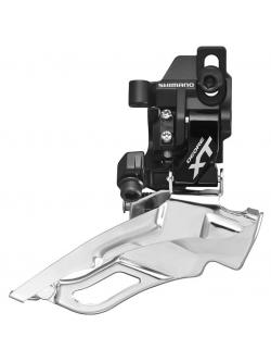 ตัวสับจาน XT, FD-M781-D, 10-Spd, แคล้มป์บน, Direct Mount, สีดำ, สีเงิน