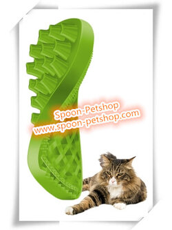 แปรงซิลิโคน สำหรับแมวขนยาว 4in1 สำหรับเก็บขนตาย นวดบรรเทาอาการกล้ามเนื้อตึง ช่วยเสริมสร้างการเผาผลาญ กระตุ้นกล้ามเนื้อขนให้แข็งแรง