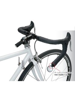 กระจกมองข้างนูนเล็ก เสียบปลายแฮนด์รถจักรยาน MR-3200B Bicycle Mirror HAND BAR MIRROR 3D สำหรับรูเล็ก
