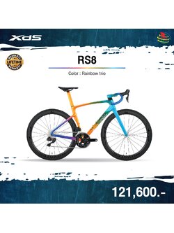 จักรยานเสือหมอบ XDS X-LAB RS8 ปี 2025 | เฟรมคาร์บอน T800 + เกียร์ Shimano 105 Di2 2x12 Speed | น้ำหนักเบาเพียง 7.4 กก. | ประกันเฟรมตลอดชีพ
