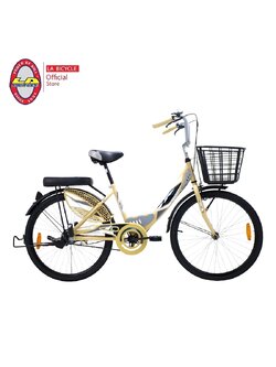 จักรยานแม่บ้าน LA Bicycle City Bike รุ่น CITY ล้อเหล็ก 24”
