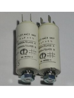 ฟิล์มคาปาซิเตอร์ 3uF 1.27.4AC3 MKP AV ARCOTRONICS 420V 470V