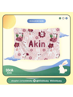 ผ้าห่มเด็ก ใส่ชื่อได้ Rabbit Cuties Collection รหัส CKA00120 #SOdAbaby #RabbitCutiesCollection