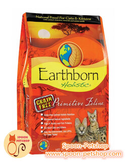 Earthborn Holistic อาหารแมว เอิร์ธบอร์น โฮลิสติค สำหรับแมวโต สูตร Primitive Feline 2kg