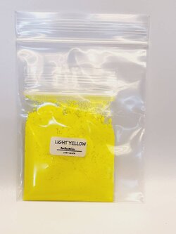 สีน้ำมันผง (ห่อ) สีเหลืองสะท้อน