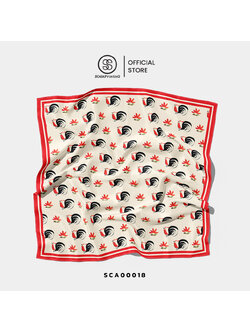 ผ้าพันคอ พิมพ์ลาย ตราไก่ รหัส SCA00018 #SOdAPrintinG