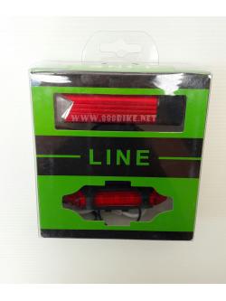 ไฟชุดหน้า-หลัง LINEอลูมิเนียม 180 lumen (USB Recharge),QC-001+PLUS-1