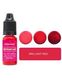สีผสมเทียนน้ำ-BRILLIANT RED
