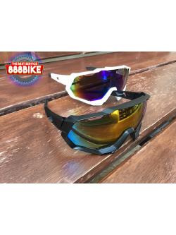 แว่นตากันแดด เลนส์สีตัดแสง Smoke Cycling Sunglasses