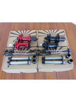 ดุมดิส ดุมเสือภูเขา Bitex ,MTR12 MTB HUBS 4 in 1 / 290g Anti Bite (ดุมหน้า 15/9มม + 10/12x135/12x142มม.)