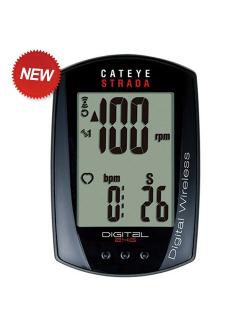 ไมล์ STRADA รุ่นวัดรอบขาไร้สาย, CC-RD410DW, สีดำ,พร้อมรอบขา +เซนเซอร์คาดอกไมล์วัดหัวใจ (ISC-10 and HR-10)