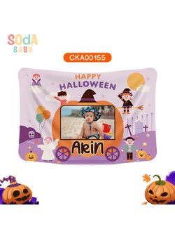 ผ้าห่มเด็ก ลายฮาโลวีน Baby Halloween ใส่ชื่อ+รูปถ่ายได้ รหัส CKA00155 👻💜 #ฮาโลวีน #SOdAbaby